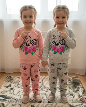 домашний костюм для девочек пр-во Турция в интернет-магазине «Детская Цена»