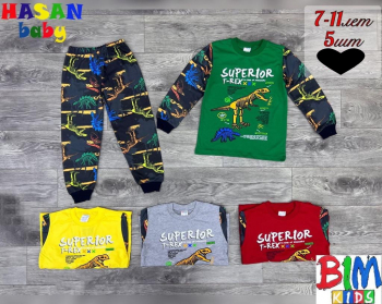 пижама(7-11лет) для мальчиков пр-во Турция в интернет-магазине «Детская Цена»